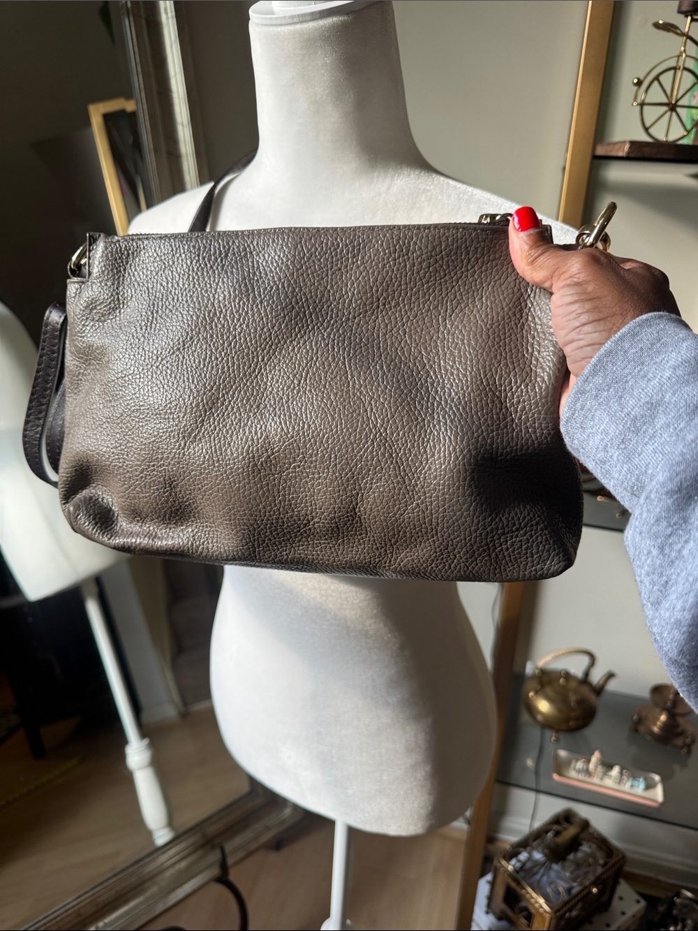Valentina Leather Crossbody purse